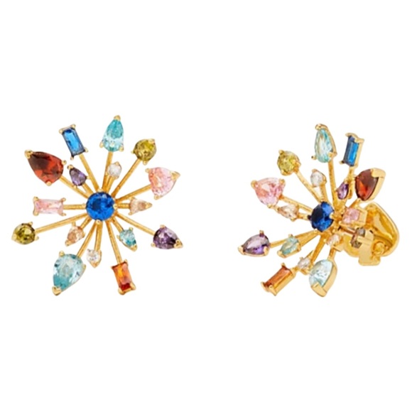 kate spade Jewelry - KATE SPADE • Firework Floral Statement Earrings